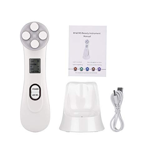 Cara Piel EMS Mesoterapia electroporación RF Radio Frecuencia Facial LED Photo Dispositivo de Cuidado de la Piel Cara Levantamiento Apriete la Herramienta de Belleza