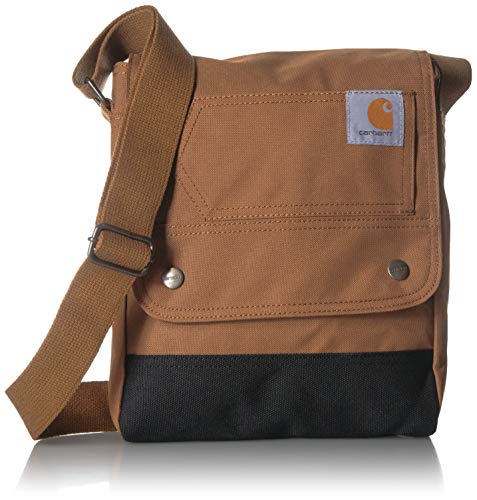 Carhartt Crossbody Bag, Bolsa de mensajero de equipaje para Mujer, Brown, OFA