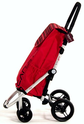 Carlett Lett 460 Carro de la compra con freno color Rojo - Red velvet