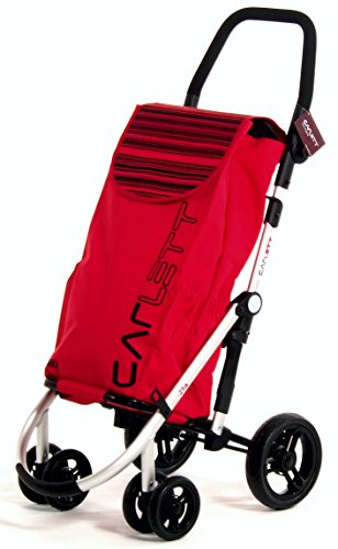 Carlett Lett 460 Carro de la compra con freno color Rojo - Red velvet