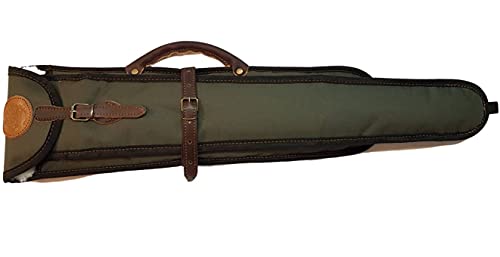 CAZA Y AVENTURA Bolsa. Funda Escopeta en Cordura y con Forro para paralela y superpuesta desmontada.Culata 60 x Cañón 75