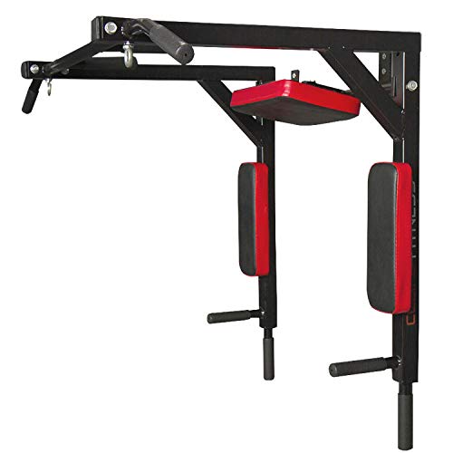 CCLIFE ZERRO Barra dominadas Pared dips Entrenamiento múltiple Máquina de dominadas Barra de dominadas Multifuncional Pull up Carga máx.: 300 kg-ZERRO