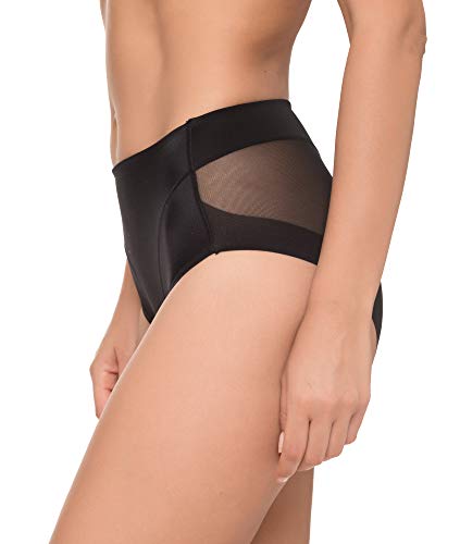 Channo Braguitas Midi Efecto Faja. Modelo Transparente Que no Marca. con Efecto Tanga Pack de 3 Bragas (Pack A, S)