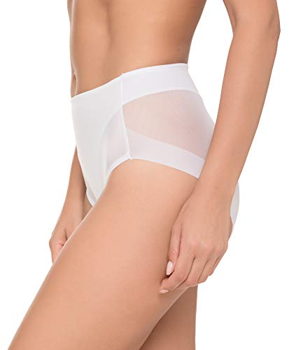 Channo Braguitas Midi Efecto Faja. Modelo Transparente Que no Marca. con Efecto Tanga Pack de 3 Bragas (Pack A, S)