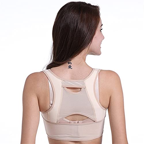 Cinturón de Apoyo para la Espalda Relajante Transpirable Postura Corrector Ajustable Mujeres Atrás Cinturón Postura Corrección Strace Rectify Posture Corset Postura de Hombro (Size : S)