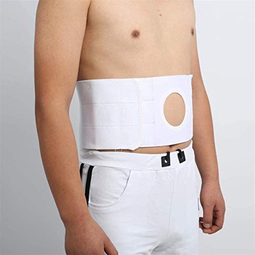 Cinturón de hernia de la ostomía unisex ajustable - banda de soporte de estoma para pacientes de colostomía: carpeta abdominal PRIACUSIÓN Cirugía de cirugía Protector lavable transpirable para suminis