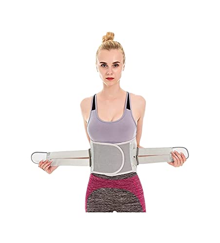 Cinturón de soporte lumbar ajustable Soporte para la espalda baja Alivio del dolor para espasmos de espalda Ciática Levantamiento de pesas Cintura Gimnasio con almohadilla extraíble para hombres y