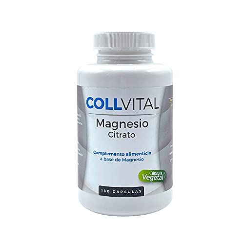 Citrato de Magnesio natural 180 cápsulas 400mg vitaminas para el cansancio suplemento para 6 meses. Suplementos deportivos en capsulas que evitan la fatiga y el cansancio.