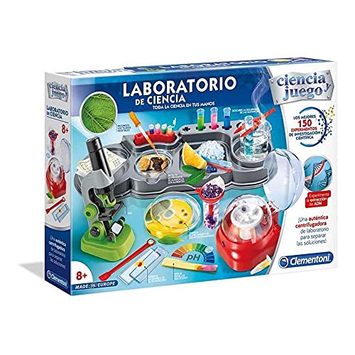 Clementoni-55242 - El Laboratorio de Ciencia - juego científico a partir de 8 años