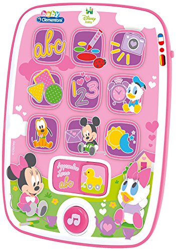 Clementoni 62949 Disney - Mi Primera Tableta para bebé, diseño de Minnie