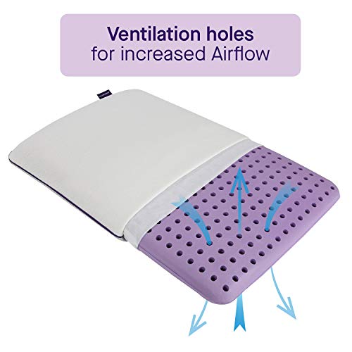 Clevamama Almohada Para Niños Con Esencias De Lavanda Para Un Sueño Relajante, A Partir De 3 Años, color Blanco, 600 g