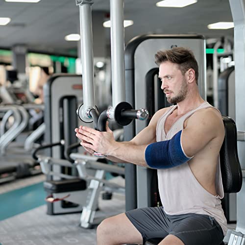 Coderas Para Tendinitis, Coderas Deportivas, Codera Para Codo De Tenista, Venda Elastica Para Hombre Y Mujer, Color Azul, Codo Golfista y Codo Tenista.