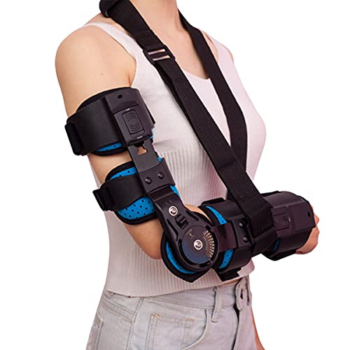 Codo Con Bisagras Brazo Brazo Soporte Para Antebrazo Férula Ortesis Almohadilla De Banda Fijación Eslinga Inmovilizador Correa Envoltura De Manga Protector De Brazo Protector, Ajustable,Left hand