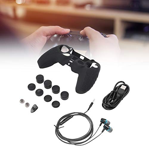 COHU Kit De Accesorios De Controlador De Juego, Práctica Funda Protectora De Controlador con Accesorios Profesionales para Juegos para La Mayoría De Las Personas