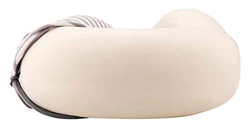 Cómodos Almohadas en Forma de U Durmiendo reposacabezas en Forma de U Cuello de Viaje Rayas Almohadas Cuello Almohada Almohada Almohada Almohadas for El Durmiente Dolor Triángulo (Color : Gray)