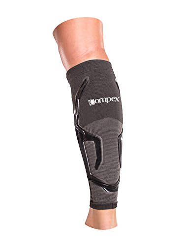 Compex Trizone Pantorrillera, Unisex, Negro, XL