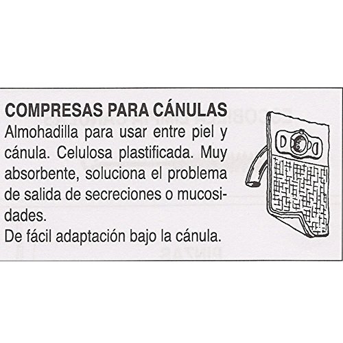 Compresa para Canula Traqueotomia-Bolsa 6 Ud