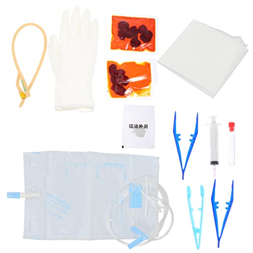 Conjunto de Dispositivos de Catéter: Bolsas de Catéter de Orina Tubo de Ensayo Tweeer Gloves Wrap Equipment