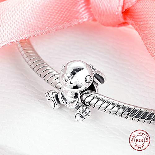 COOLTASTE 2020 Primavera Lindo Nini El Conejo Bead 925 Plata DIY Se adapta para Original Pandora Pulseras Charm Joyería De Moda