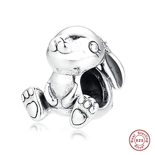 COOLTASTE 2020 Primavera Lindo Nini El Conejo Bead 925 Plata DIY Se adapta para Original Pandora Pulseras Charm Joyería De Moda