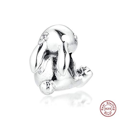 COOLTASTE 2020 Primavera Lindo Nini El Conejo Bead 925 Plata DIY Se adapta para Original Pandora Pulseras Charm Joyería De Moda