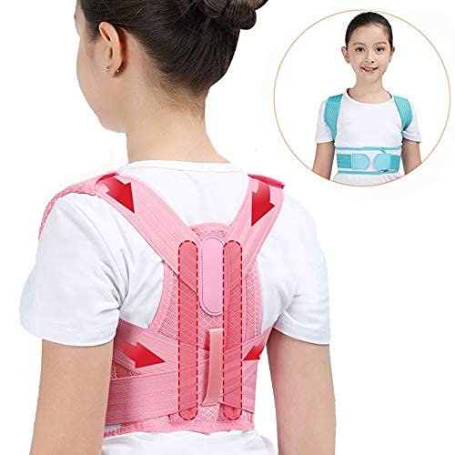 Corrector de postura Corrector de postura ajustable para niños Cinturón de soporte para la espalda Corsé ortopédico para niños para niños Columna vertebral Espalda Lumbar Tirantes de hombro Soporte de