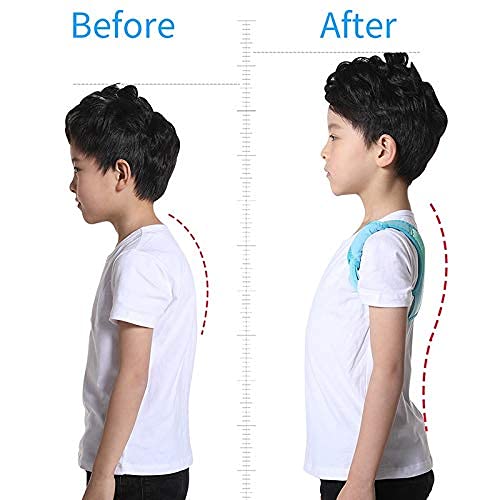 Corrector de postura Corrector de postura ajustable para niños Cinturón de soporte para la espalda Corsé ortopédico para niños para niños Columna vertebral Espalda Lumbar Tirantes de hombro Soporte