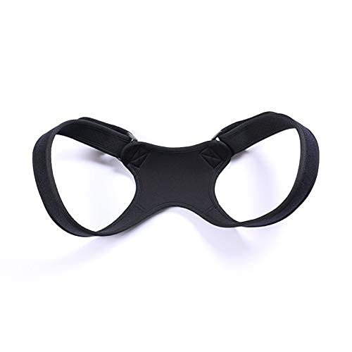 Corrector de postura Corrector de postura Soporte ajustable para la espalda del hombro para mujeres Hombres Mejora la mala postura Soporte para alivio del dolor de espalda y cuello (Color: Negro,