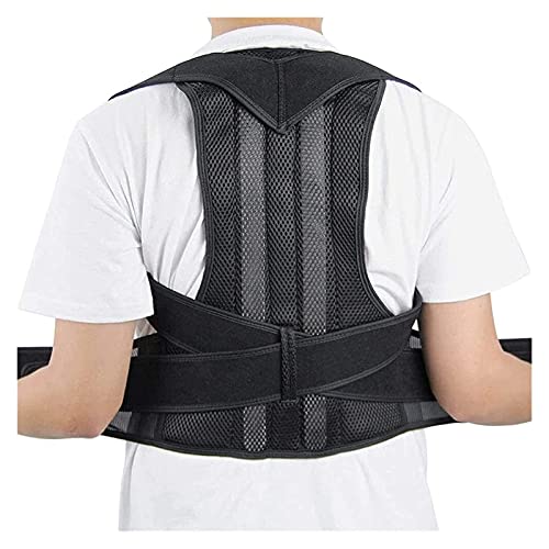 Corrector de postura de espalda completa, soporte de espalda transpirable para hombres, mujeres, corsé lumbar, cinturón de espalda para alivio de jorobado adolescente, mala postura, cifosis, etc.