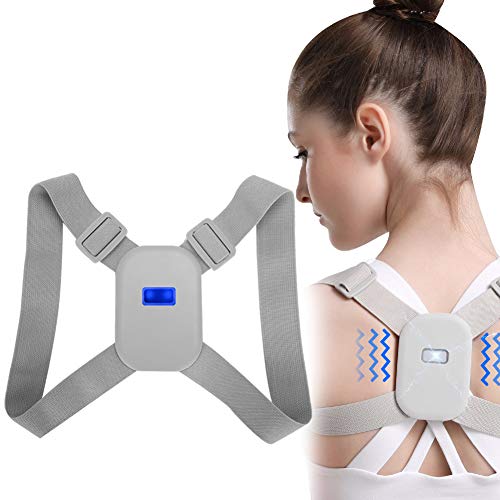 Corrector de postura de espalda inteligente, banda de postura de hombro y espalda para mejorar la postura Corrector de hombro ajustable Soporte postural ajustable transpirable para adultos y niños