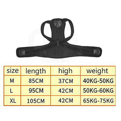 Corrector De Postura De Refuerzo De Espalda, Cómodo para Soporte De Clavícula, Soporte De Cifosis Invisible Y Transpirable, Fijador De Postura, Mejora La Postura, para Niños Y Adultos,M