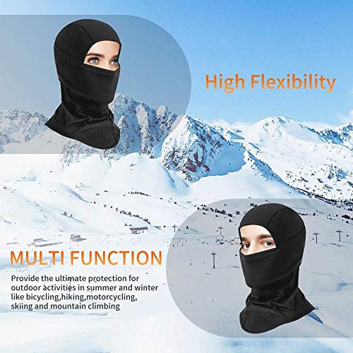 COTOP Pasamontañas para Motocicleta, Gorra de Snowboard para Esquí de Invierno, Bicicleta, Mascarilla Cálida a Prueba de Viento, Tamaño Universal, Protección para Los oídos y Gorro de Lana