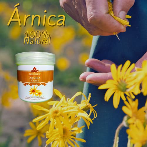 Crema Arnica | Alivia/Calma Dolores Musculares y Articulares Gracias a su Fórmula Antiinflamatoria NATURAL de Arnica | Usado por Deportistas de ÉLITE | Calidad Alemana