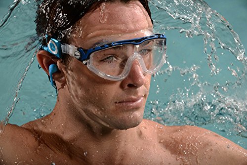 Cressi Skylight Gafas de Natación Anti-vaho, Unisex Adulto, Transparente/Negro/Azul, Talla única