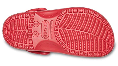 Crocs Classic Clog Unisex Adulta Zuecos, Rojo (Pepper), 39/40 EU