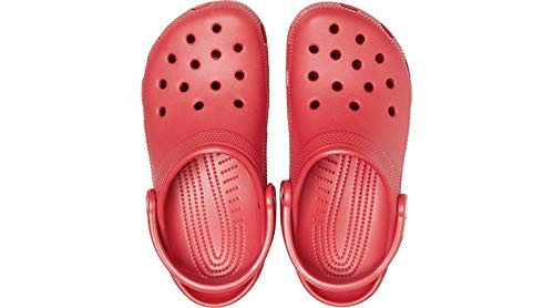 Crocs Classic Clog Unisex Adulta Zuecos, Rojo (Pepper), 39/40 EU