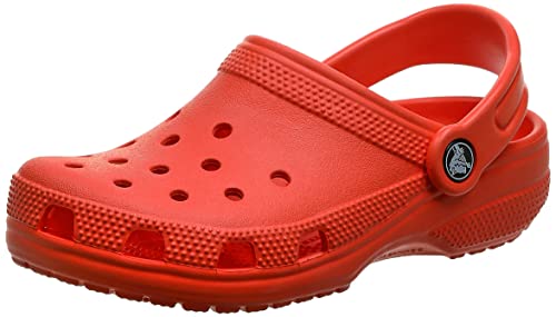 Crocs Classic Clog Unisex Adulta Zuecos, Rojo (Pepper), 39/40 EU