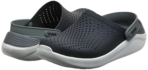 Crocs Literide Clog, Zuecos Unisex Adulto, Negro (Black/Smoke), 42/43 EU