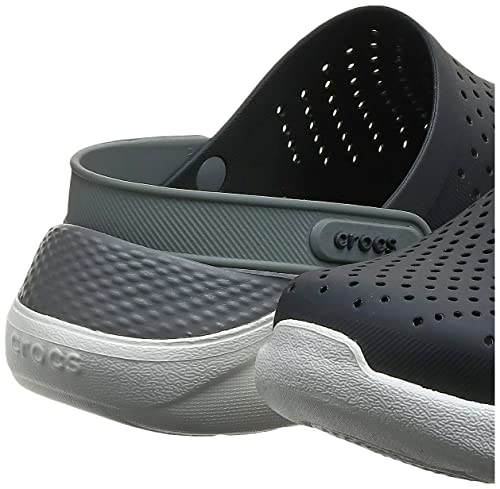 Crocs Literide Clog, Zuecos Unisex Adulto, Negro (Black/Smoke), 42/43 EU