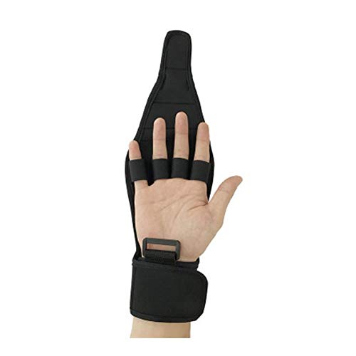 Dedo De La Mano Contra La Espasticidad, Dedo Entablillado Brace Rehabilitación Ajustable Guantes De Entrenamiento Auxiliares For Paciente Con Ictus Hemiplejía Y La Rehabilitación De Dedo Del Atleta