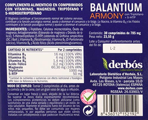 Derbos Balantium armony 30comp derbos 1 Unidad 500 g