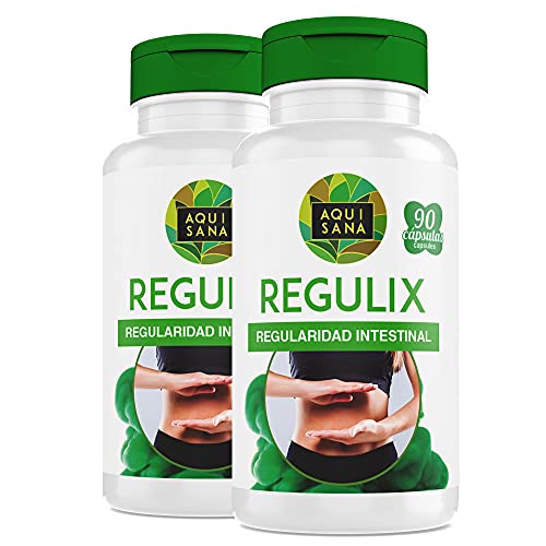 Detox 90 Cápsulas| Detox Natural| Regulix Aquisana| Detox Potente Fórmula Natural |Favorece al Sistema Digestivo| Aquisana