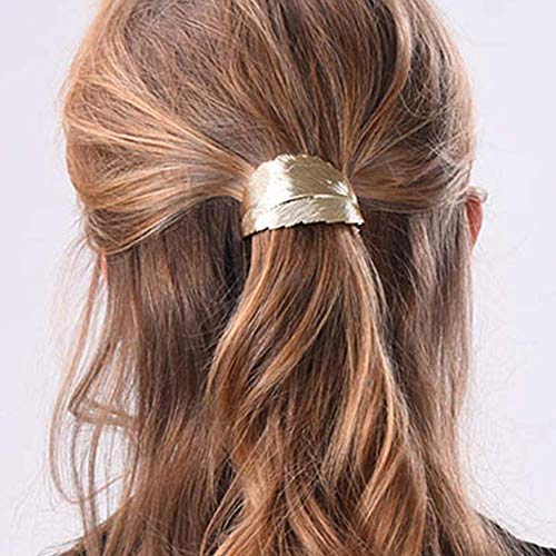 Diaod Accesorios For El Cabello Aleación Simple Moda Retro Metal Árbol Hojas Adulto Clip Horizontal