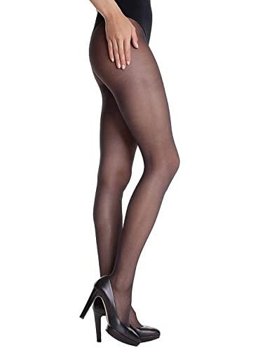 DIM DIAM'S Panty semi opaco 25D Medias, Mujer, Negro (Negro 127), Medium (Tamaño del fabricante:2)