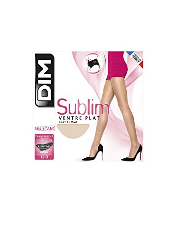 Dim Sublim VientrePlano Panty Transparente 15D Medias, Beige (Gazelle 825), Medium (Tamaño del Fabricante:3) para Mujer