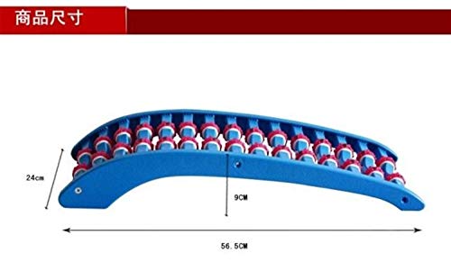 Dispositivo de Magia Volver Camilla Inferior Soporte Lumbar de la Espina Dorsal de Masaje Alivio del Dolor Lumbar quiropráctica Tramo Magnetoterapia (Color : 1)