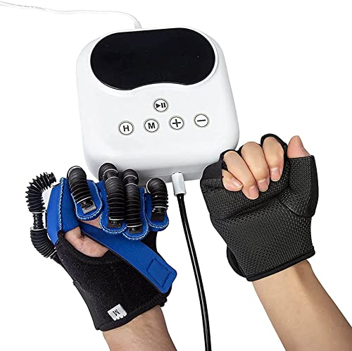 Dispositivo Eléctrico De Entrenamiento De Manos con Dedos, Guantes De Robot De Rehabilitación De Entrenamiento De Manos, para Pacientes con Hemiplejia por Accidente Cerebrovascular