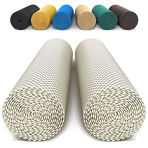 DIY Doctor 2x Rollos de Revestimiento Antideslizante - 11.600 cm2 en Total – Base Antideslizante de Calidad Superior Extra Gruesa 400 g/m2 – Antes Marca Medipaq – Blanco Crema