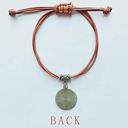 DIYthinker la Grande Bretaña País asiento de dibujo animado tres bicicletas, pulsera de cuero, doble pulsera para pareja