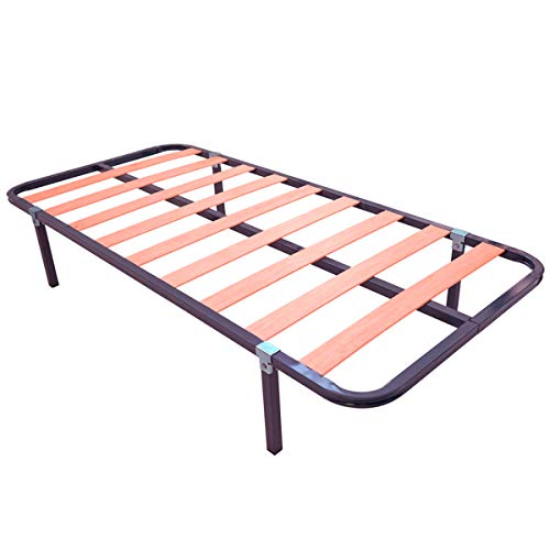 DUÉRMETE ONLINE Cama Completa con Colchón viscoelástico Lite Reversible Grosor 23cm + Somier Basic con Patas, 90x190